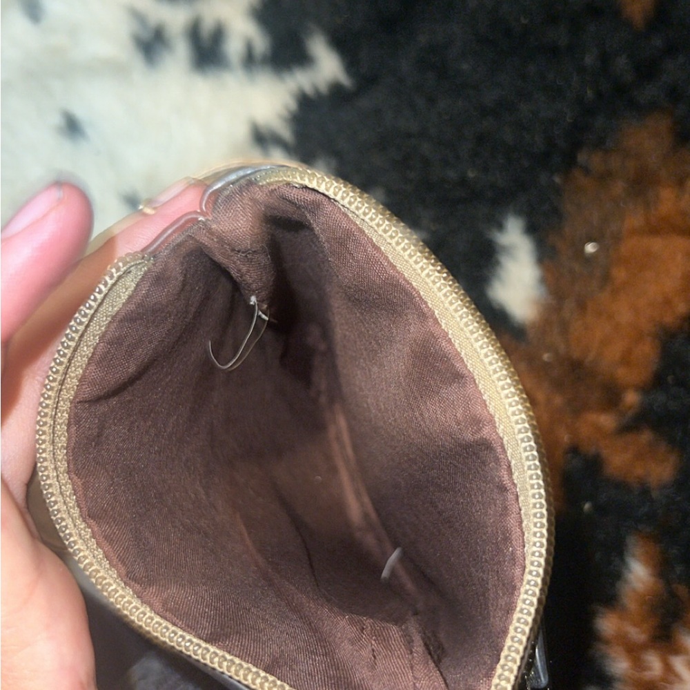Gold Zippered Pouch